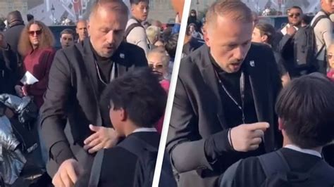 louis vuitton security guard slaps kid|Louis Vuitton security guards SLAPS young boy across the .